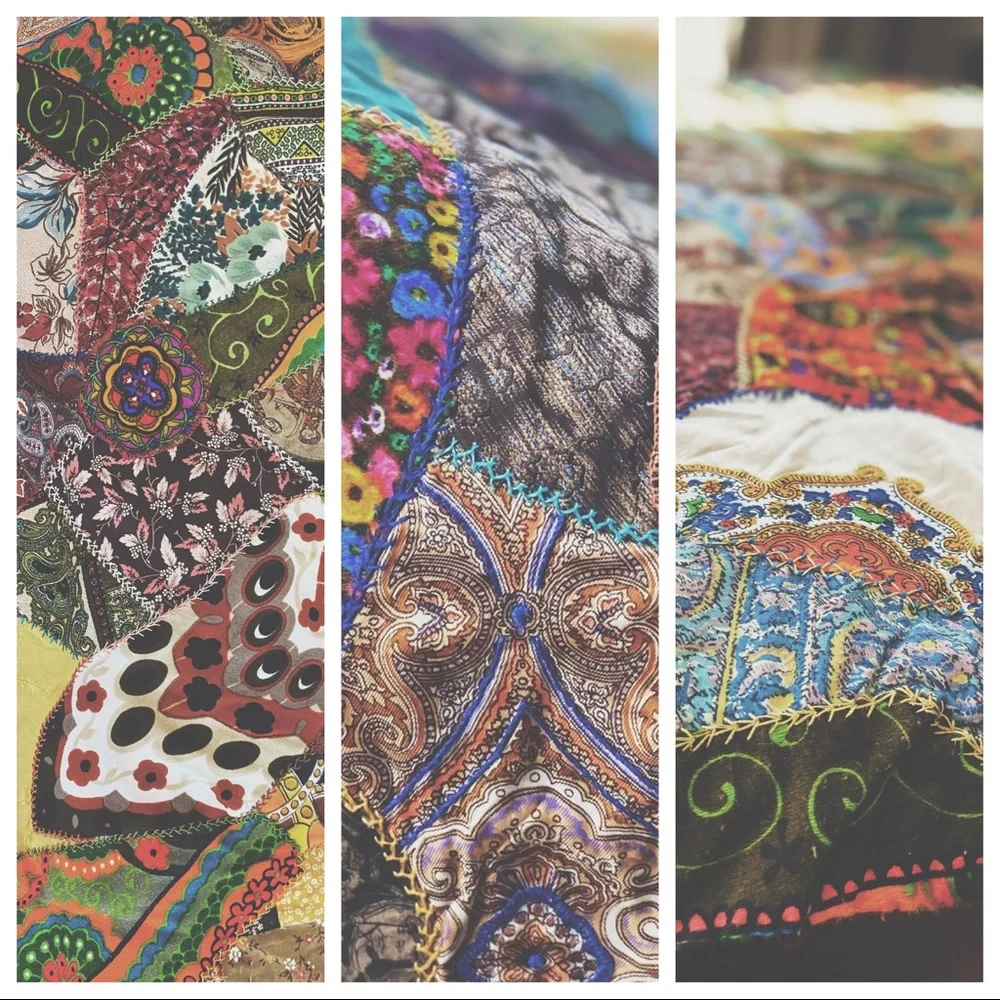 OOAK Family Heirloom Crazy Quilt - Handmade by Grandma Ella Anderson
